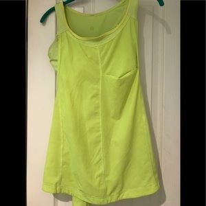 Lululemon yellow/green tank